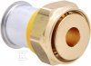 Półśrubunek mosiężny z płaskim uszczelnieniem GW ultraPRESS - 20 G3/4 1009105006